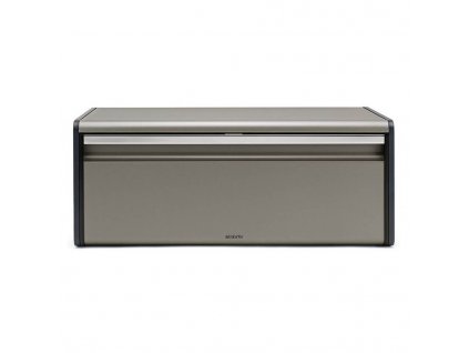 Bread bin FALL FRONT, platinum, Brabantia