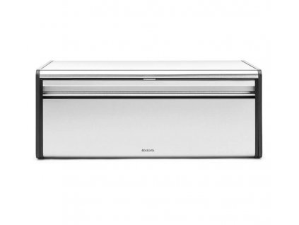 Bread bin FALL FRONT, fingerprint resistant, matt steel, Brabantia