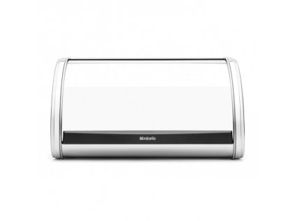 Bread bin ROLL TOP 31,6 cm, shiny steel, Brabantia