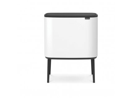 Touch top bin BO 11 + 23 l, white, Brabantia