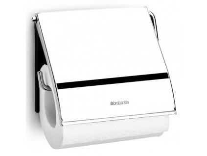 Toilet paper holder CLASSIC, glossy steel, Brabantia