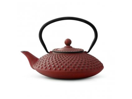 Teapot XILIN 1,2 l, red, cast iron, Bredemeijer