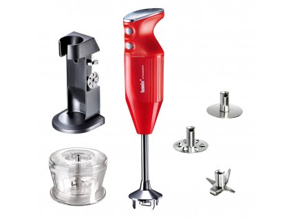 Hand blender DELUXE type C, 200 W, red, Bamix