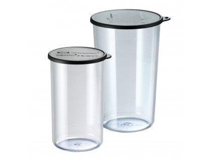 Measuring jug, set of 2 pcs, 400 ml/600 ml, with lid, Bamix