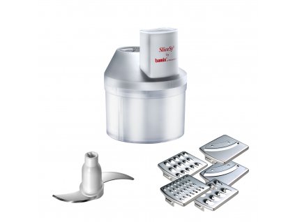 Electric grater SLICESY, light grey, Bamix