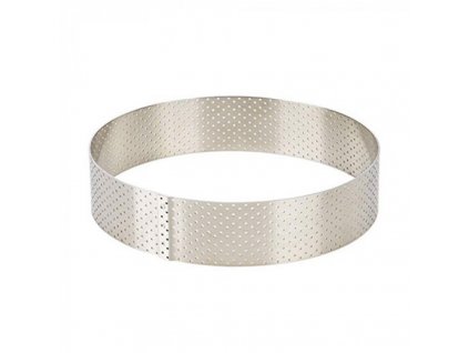 Cake ring 15,5 cm, round, high, stainless steel, de Buyer