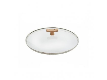 Pot/ pan lid 20 cm, with wooden handle, de Buyer