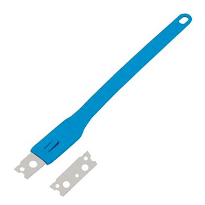 Baker's blade 14 cm, one-sided, blue, de Buyer