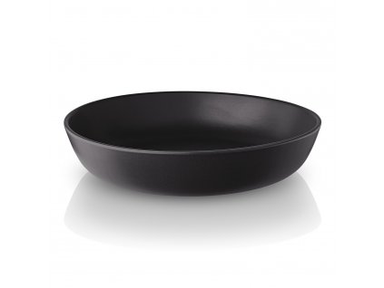Deep plate NORDIC KITCHEN 20 cm, black, stoneware, Eva Solo