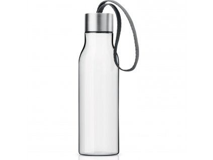 Water bottle 500 ml, with grey strap, plastic, Eva Solo