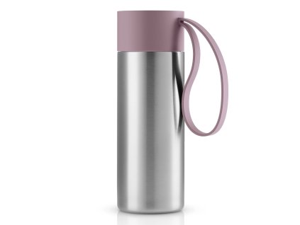 Travel mug TO GO 350 ml, pink lid, stainless steel, Eva Solo