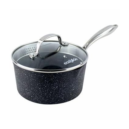 Saucepan NEVERSTICK2 18 cm, 2 l, with lid, aluminium, Eaziglide