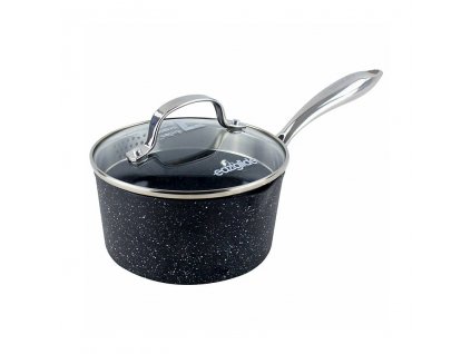 Saucepan NEVERSTICK2 16 cm, with lid, aluminium, Eaziglide