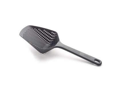 Colander spoon SCOOP L, black, Joseph Joseph