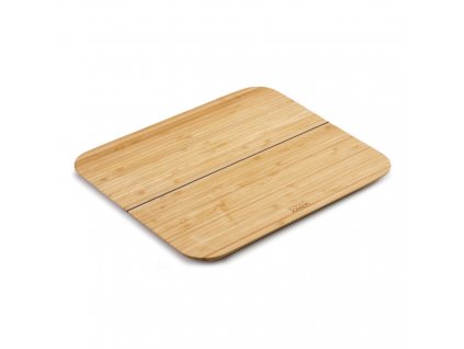 Cutting board CHOP2POT 33 x 27 cm, foldable, brown, bamboo, Joseph Joseph