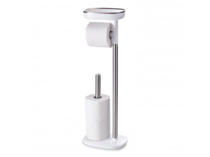 Toilet paper stand with toilet brush EASYSTORE, white, Joseph Joseph