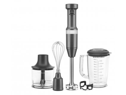 Hand blender 5KHBV83EDG, grey matt, KitchenAid