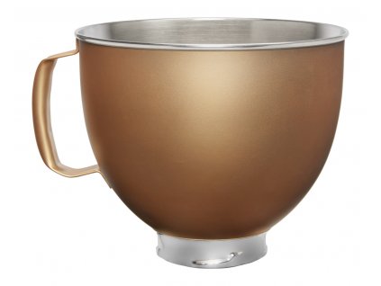 Stand mixer bowl 5KSM5SS 4,83 l, gold matt, stainless steel, KitchenAid