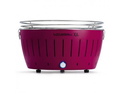 Table charcoal grill XL, purple, LotusGrill