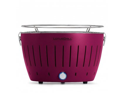 Table charcoal grill, purple, LotusGrill