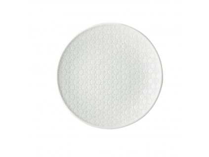 Dinner plate WHITE STAR 25,5 cm, MIJ