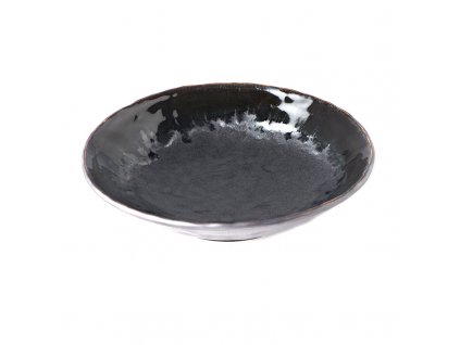Dining bowl BLACK MATT 24 cm, 700 ml, MIJ