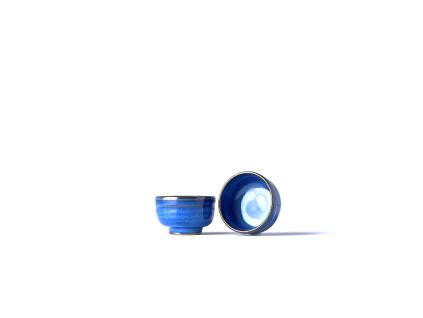 Sake cup 35 ml, blue, ceramics, MIJ
