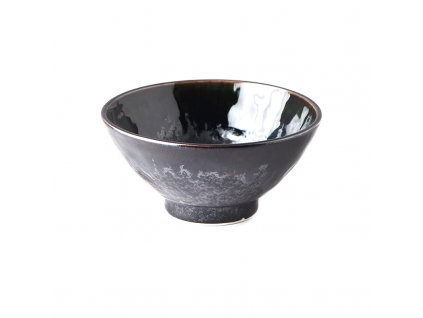 Dining bowl MATT BLACK 15 cm, 450 ml, MIJ