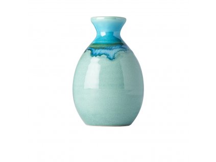 Sake bottle 350 ml, blue-green, MIJ