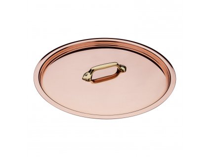 Pot lid 28 cm, copper, Mauviel