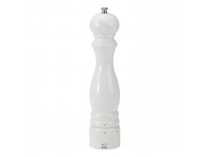 Salt mill PARIS USELECT 30 cm, white, lacquered beech, Peugeot