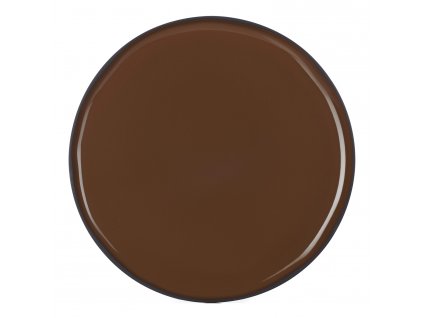 Serving platter CARACTERE 30 cm, brown, REVOL