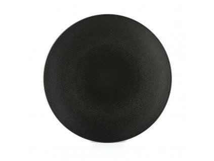 Dessert plate EQUINOXE 24 cm, black, REVOL