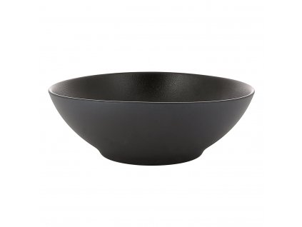 Dining bowl EQUINOX 19 cm, matt black, ceramics, REVOL