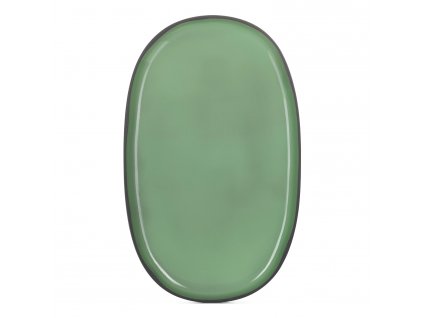 Serving platter CARACTERE 35 x 21 cm, mint, REVOL