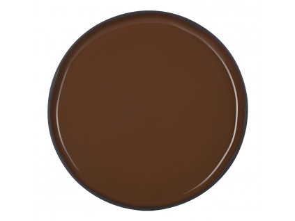 Dinner plate CARACTERE 28 cm, brown, REVOL
