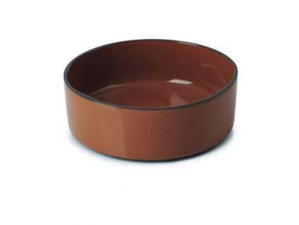 Serving bowl CARACTERE 14 cm, brick, REVOL