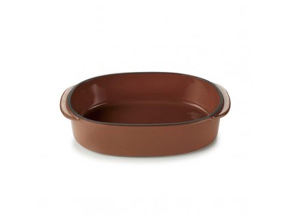 Oven dish CARACTERE 19 x 13 cm, cinnamon, REVOL