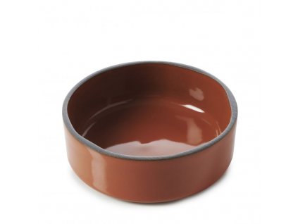 Serving bowl CARACTERE 11 cm, cinnamon, REVOL