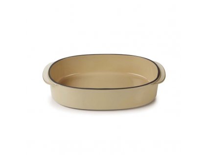 Oven dish CARACTERE 26 x 18,5 cm, beige, REVOL