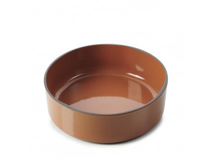 Serving bowl CARACTERE 17 cm, brick, REVOL