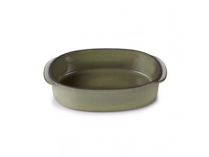 Oven dish CARACTERE 19x13 cm, olive, Revol