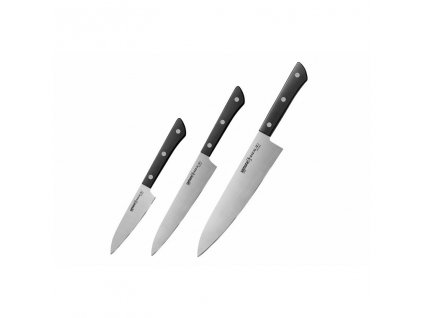 Knife set HARAKIRI, 3 pcs, Samura