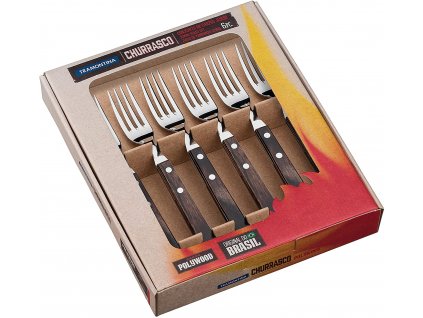 Steak fork CHURRASCO, set of 6 pcs, polywood, Tramontina