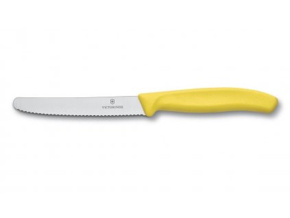 Tomato knife 11 cm, yellow, Victorinox