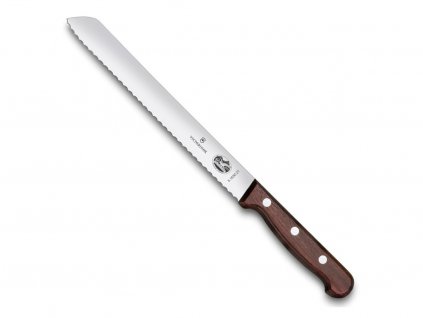 Bread knife 21 cm, wood, Victorinox