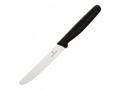 Tomato knife 11 cm, black, Victorinox