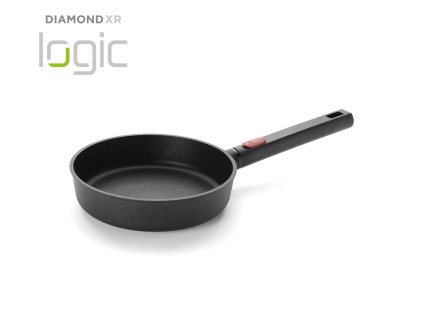 Universal pan LOGIC XR IND 20 cm, removable handle, titanium, WOLL