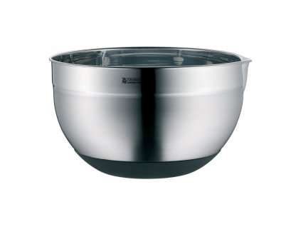 Kitchen bowl 24 cm, silicone bottom, stainless steel, WMF