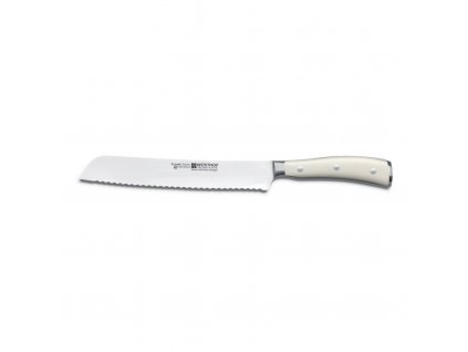 Bread knife CLASSIC IKON 20 cm, cream, Wüsthof